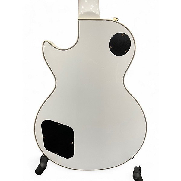 Used Epiphone Les Paul Custom Alpine White Solid Body Electric Guitar