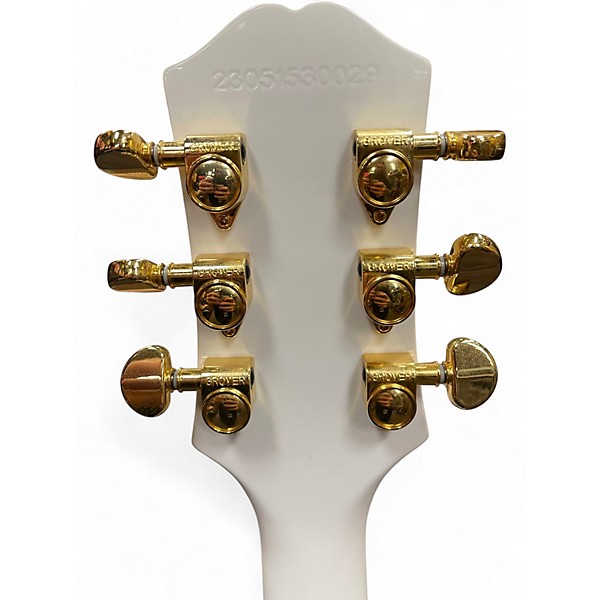 Used Epiphone Les Paul Custom Alpine White Solid Body Electric Guitar