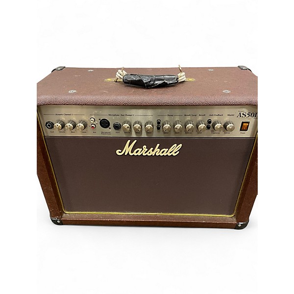 Used Marshall AS50D 50W 2X8 Acoustic Guitar Combo Amp