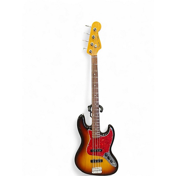 Vintage 1994 Fender JB-62 Jazz Bass 3 Tone Sunburst Electric Bass Guitar