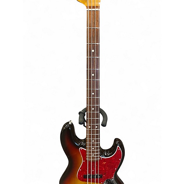Vintage 1994 Fender JB-62 Jazz Bass 3 Tone Sunburst Electric Bass Guitar