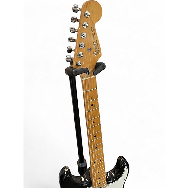 Used Fender Standard Stratocaster Black Solid Body Electric Guitar