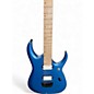 Used Ibanez RGDIM6FM Blue Solid Body Electric Guitar