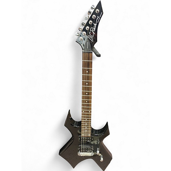 Used B.C. Rich Bronze Series Warlock Black Solid Body Electric Guitar