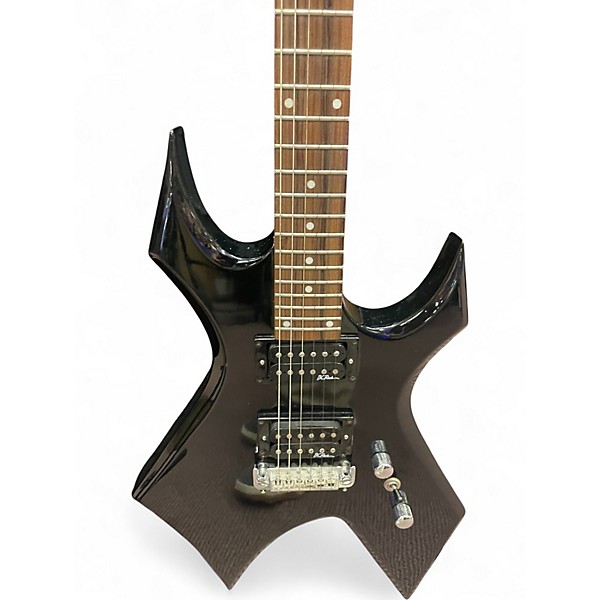 Used B.C. Rich Bronze Series Warlock Black Solid Body Electric Guitar