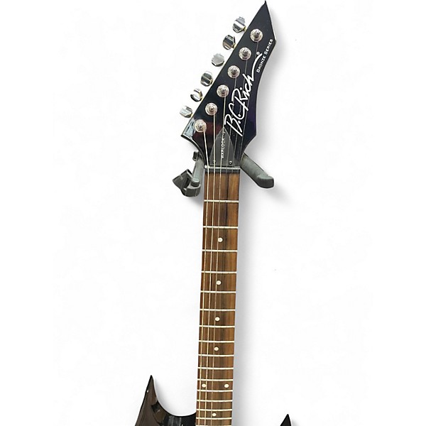 Used B.C. Rich Bronze Series Warlock Black Solid Body Electric Guitar