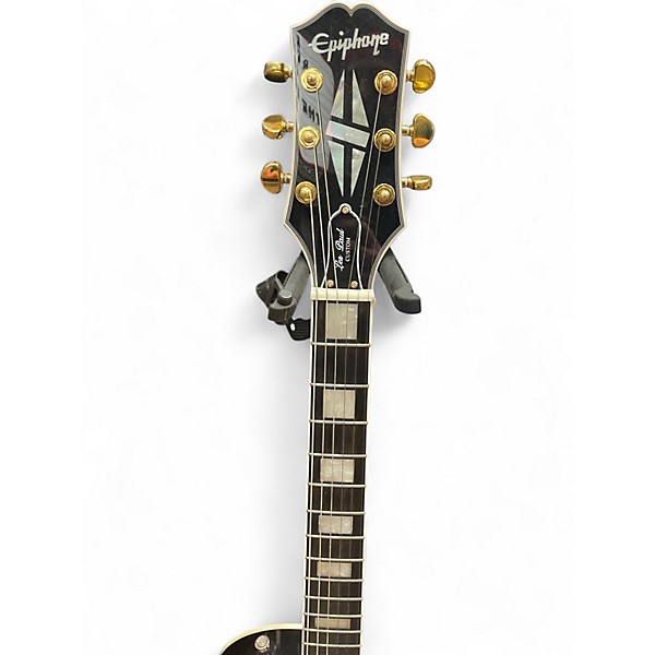 Used Epiphone Les Paul Custom Antique Ivory Solid Body Electric Guitar