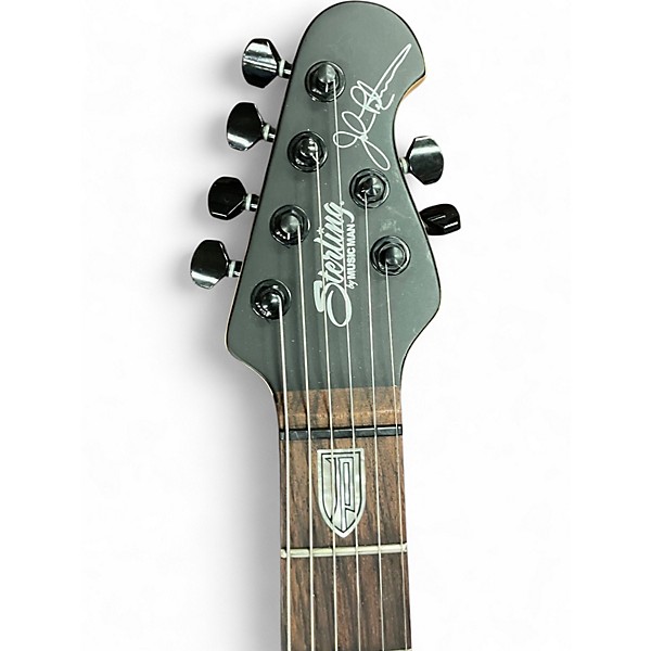 Used Sterling music man flat black Solid Body Electric Guitar