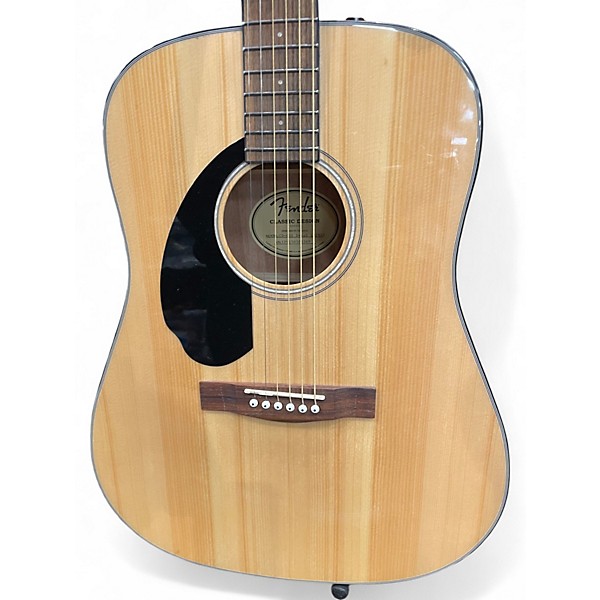 Used Fender CD-60S LH NAT Natural Acoustic Guitar