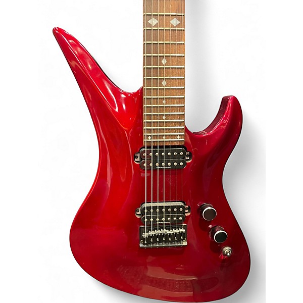 Used Schecter Guitar Research A7 Diamond Series red Solid Body Electric Guitar