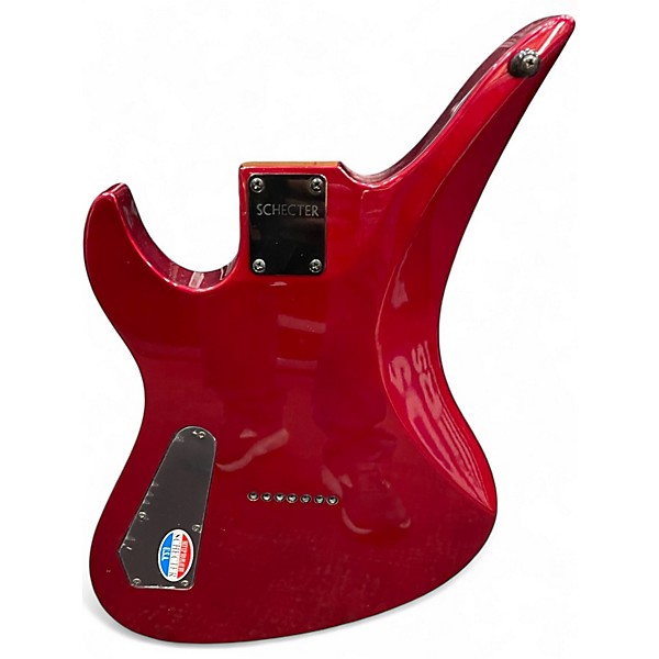 Used Schecter Guitar Research A7 Diamond Series red Solid Body Electric Guitar