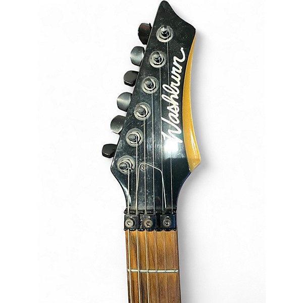 Used Washburn Double Cut Electric Guitar BLACK Solid Body Electric Guitar