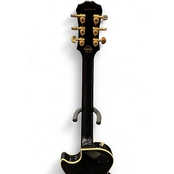 Used Epiphone Les Paul Custom Pro Black Solid Body Electric Guitar