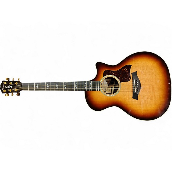 Used Taylor CUSTOM 414CE SHADED EDGE BURST Acoustic Electric Guitar