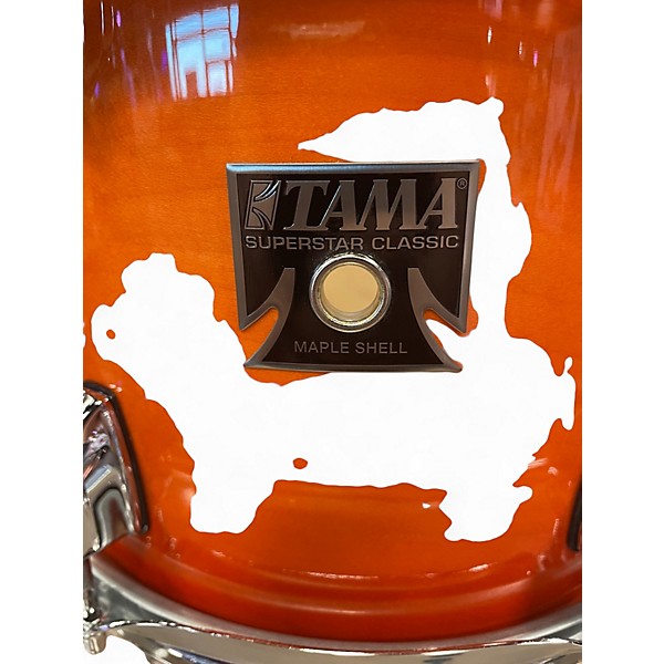 Used TAMA 5 Piece Superstar classic Orange Drum Kit