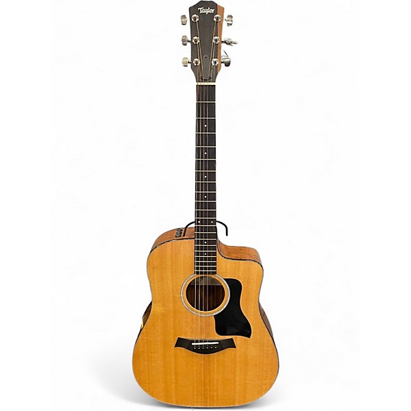 Used Taylor 210CE Natural Acoustic Electric Guitar