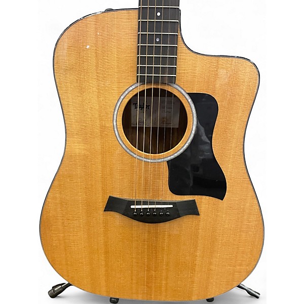 Used Taylor 210CE Natural Acoustic Electric Guitar
