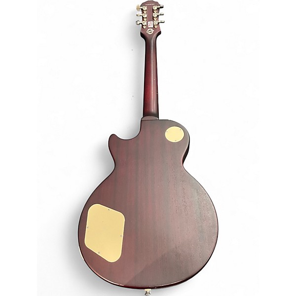 Used Epiphone Les Paul Traditional Pro Burgundy Solid Body Electric Guitar