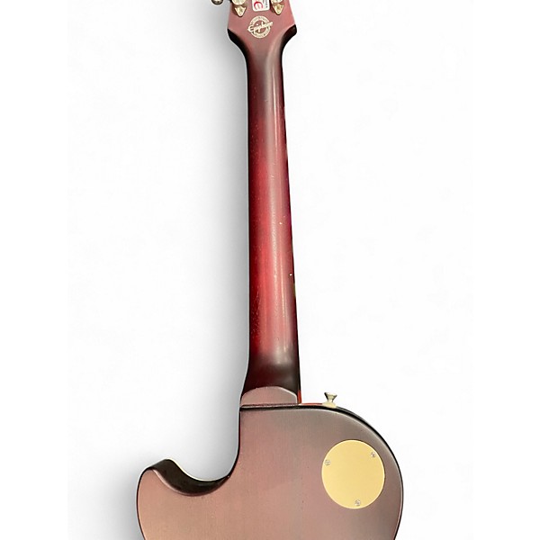 Used Epiphone Les Paul Traditional Pro Burgundy Solid Body Electric Guitar