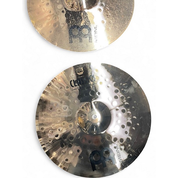 Used MEINL 14in Classics Custom Medium Hihats Pair Cymbal