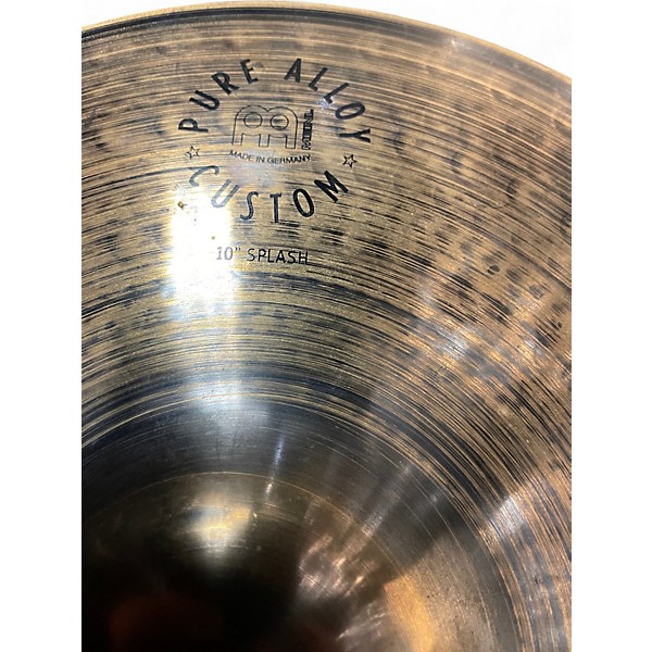 Used MEINL 10in Pure Alloy Custom Splash Cymbal