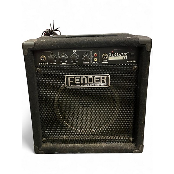 Used Fender Rumble 15 15W 1X8 Bass Combo Amp