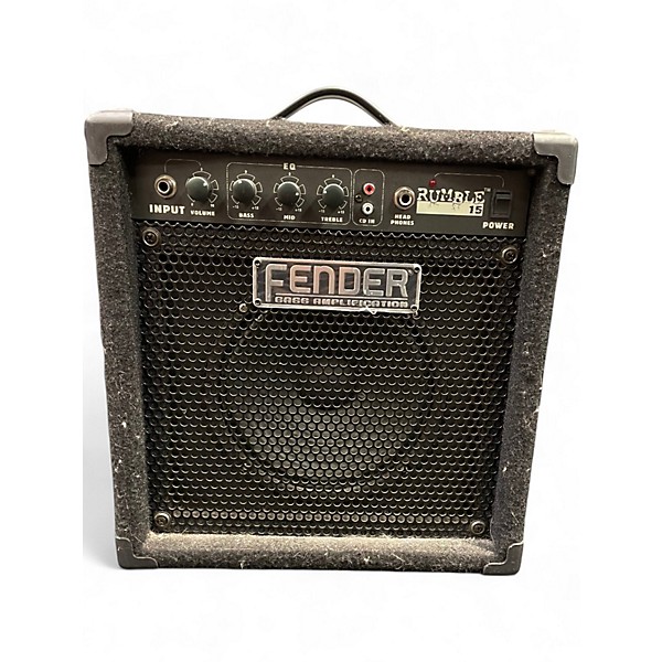 Used Fender Rumble 15 15W 1X8 Bass Combo Amp