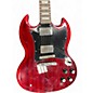 Used Epiphone SG Pro Candy Apple Red Solid Body Electric Guitar thumbnail