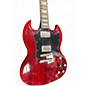 Used Epiphone SG Pro Candy Apple Red Solid Body Electric Guitar