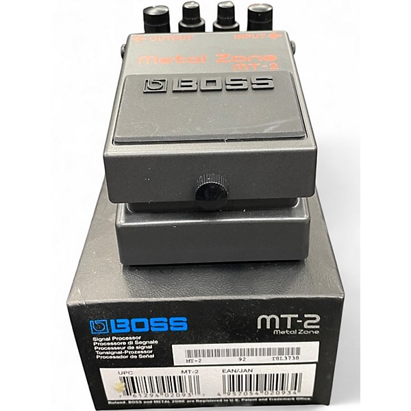 Used BOSS MT2 Metal Zone Distortion Effect Pedal