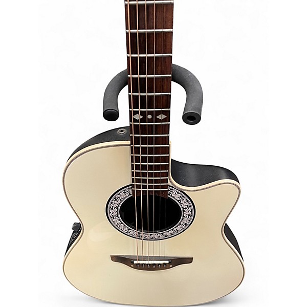 Vintage 1993 Ovation 1860 Custom Balladeer Natural Acoustic Guitar