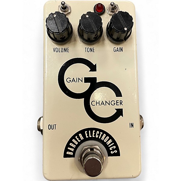 Used Barber Electronics Gain Changer Cream White Pedal