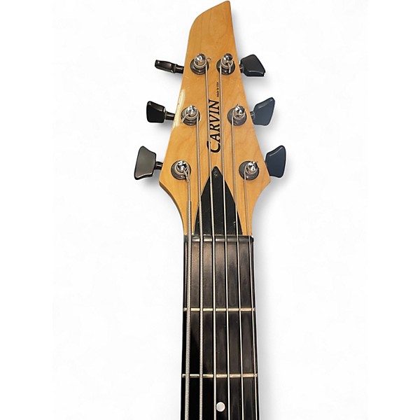 Used Carvin LB76 Natural Electric Bass Guitar