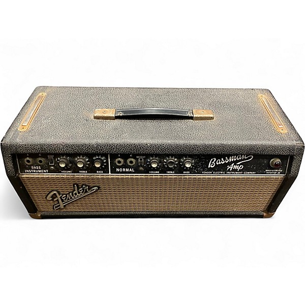 Vintage 1965 Fender 1965 Bassman  Tube Guitar Amp Head