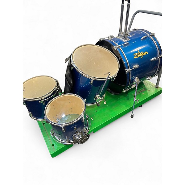 Used Rogers 4 Piece Drum Kit (2001-2003) Blue Drum Kit