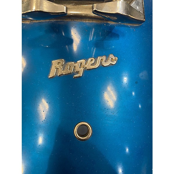 Used Rogers 4 Piece Drum Kit (2001-2003) Blue Drum Kit