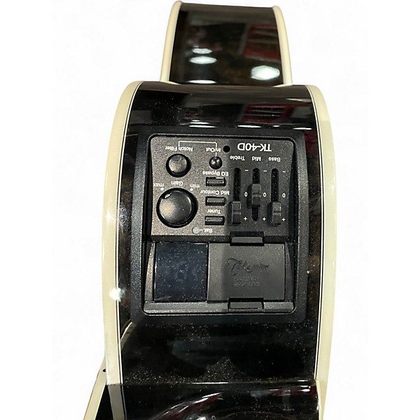 Used Takemine GN75CE-TBK Trans Black Acoustic Electric Guitar