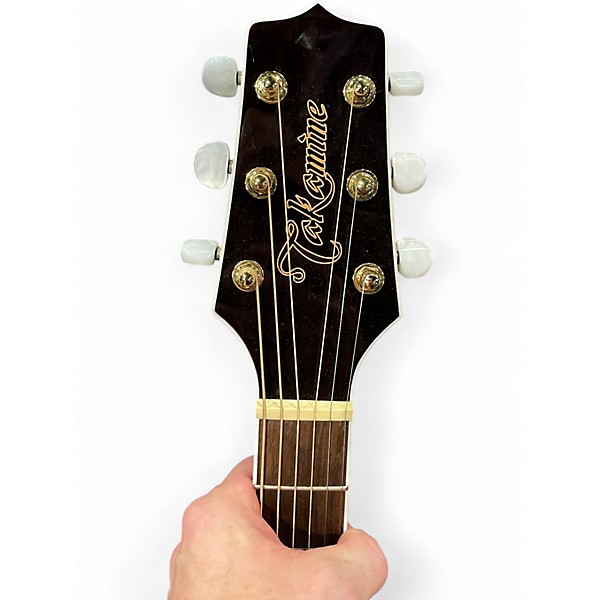 Used Takemine GN75CE-TBK Trans Black Acoustic Electric Guitar
