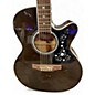 Used Takemine GN75CE-TBK Trans Black Acoustic Electric Guitar
