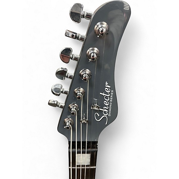 Used Schecter Guitar Research PT EX BARITONE DORIAN GREY Solid Body Electric Guitar