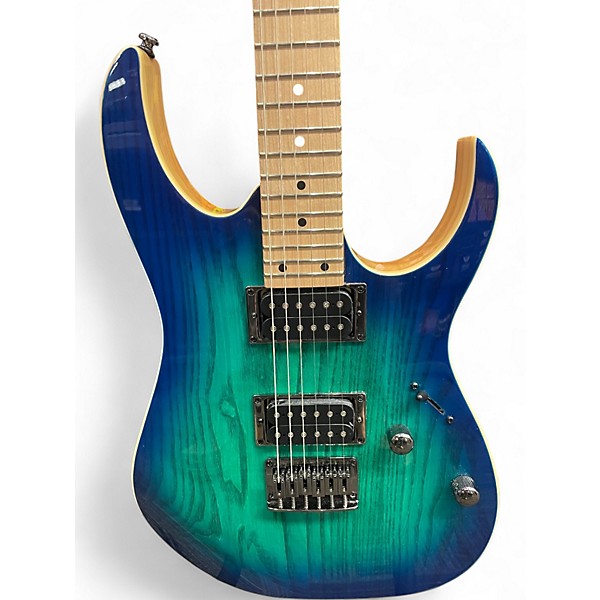 Used Ibanez RG421AHM BLUE MOON BURST Solid Body Electric Guitar