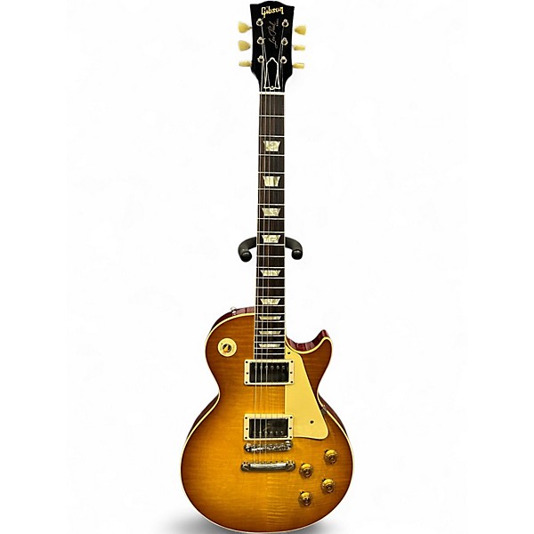 Used Gibson 1959 Reissue Murphy Aged Les Paul Lemonburst Solid Body Electric Guitar