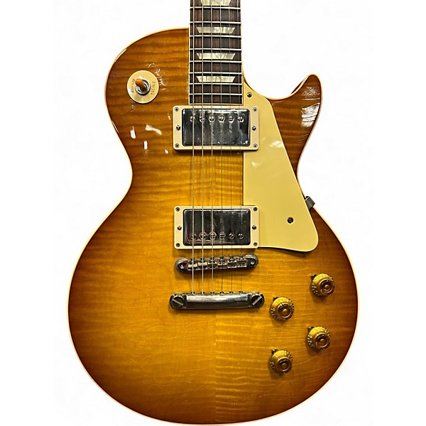 Used Gibson 1959 Reissue Murphy Aged Les Paul Lemonburst Solid Body Electric Guitar