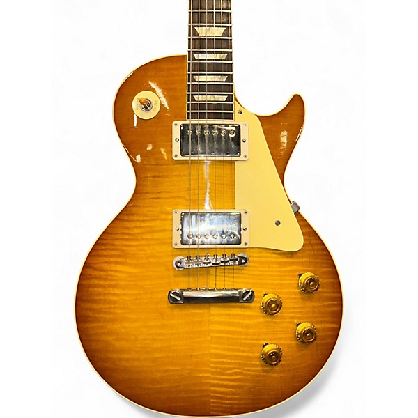 Used Gibson 1959 Reissue Murphy Aged Les Paul Lemonburst Solid Body Electric Guitar