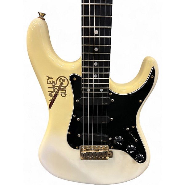 Used Vally Arts M series  Olympic White Solid Body Electric Guitar
