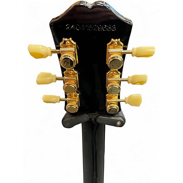 Used Epiphone Les Paul Custom Black Solid Body Electric Guitar