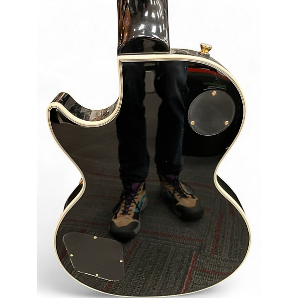 Used Epiphone Les Paul Custom Black Solid Body Electric Guitar