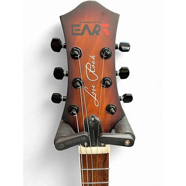 Used Eart E-335 Tobacco Burst Hollow Body Electric Guitar