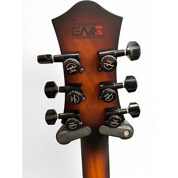 Used Eart E-335 Tobacco Burst Hollow Body Electric Guitar