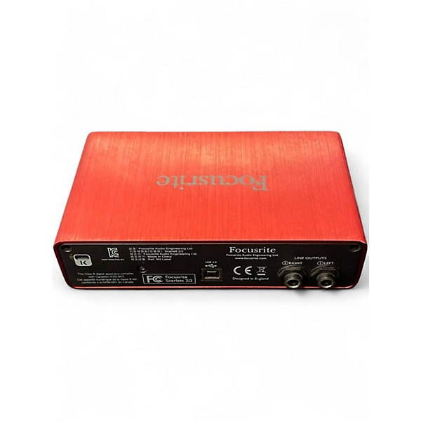 Used Focusrite Scarlett 2i2 Audio Interface